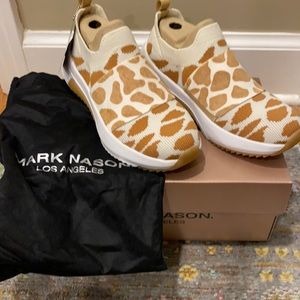 New Mark Nason Giraffe Print Sneakers